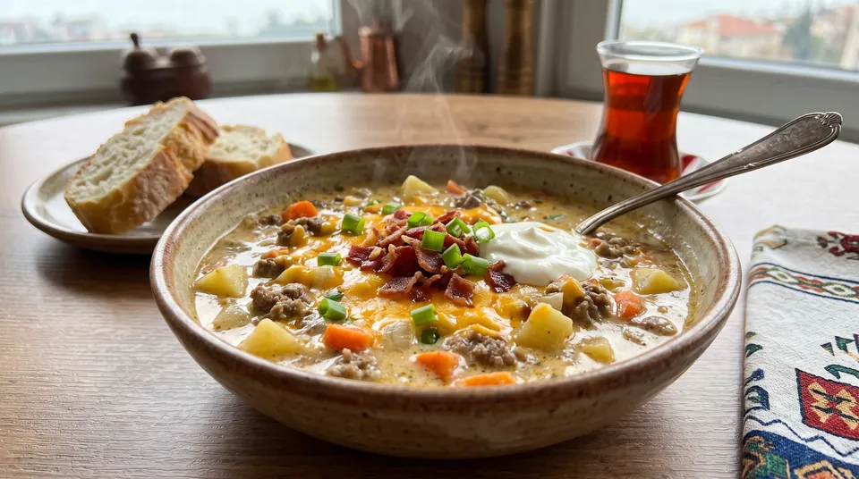 Cheeseburger Soup