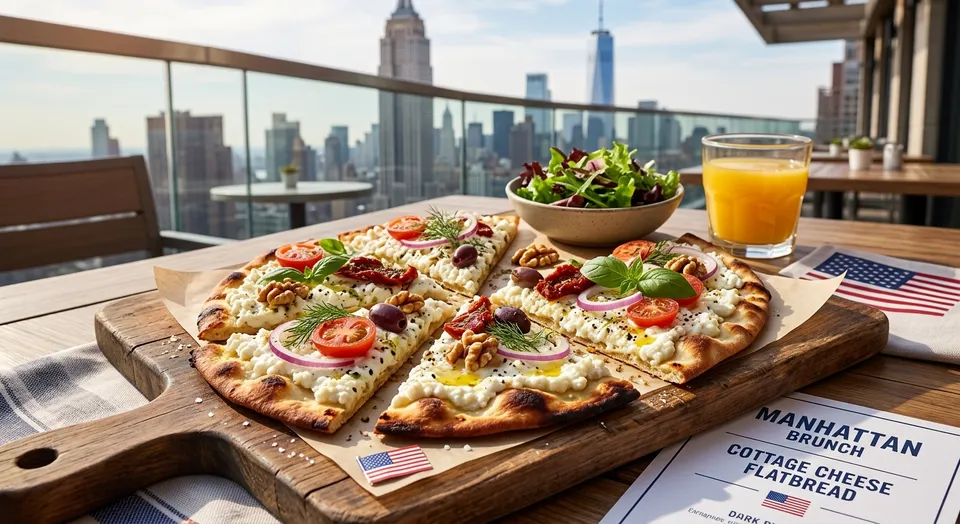 Cottage Cheese Flatbread
