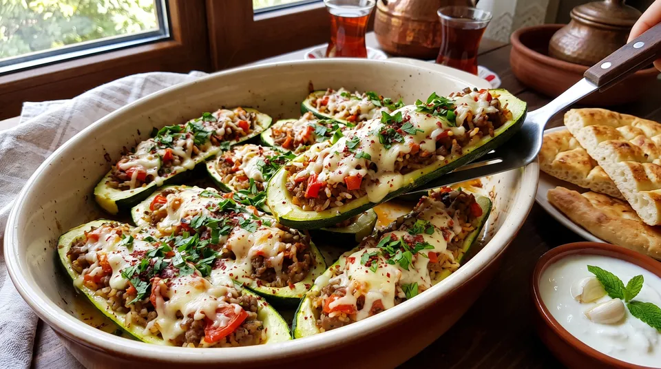 Stuffed Zucchini Boats