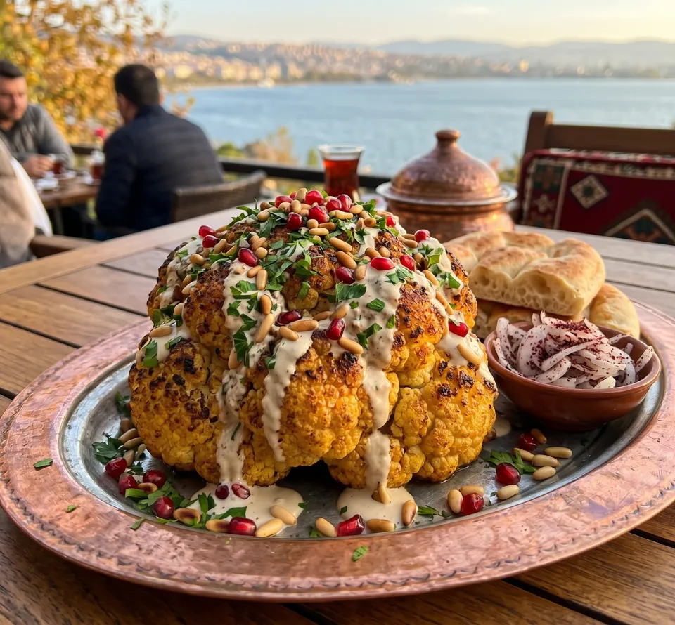 Whole Roasted Cauliflower