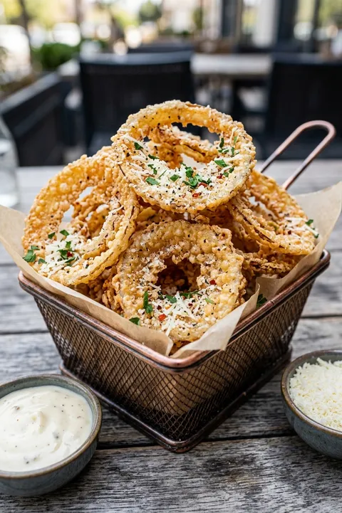 Parmesan Onion Ring Chips