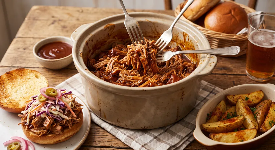 Slow Cooker Pulled