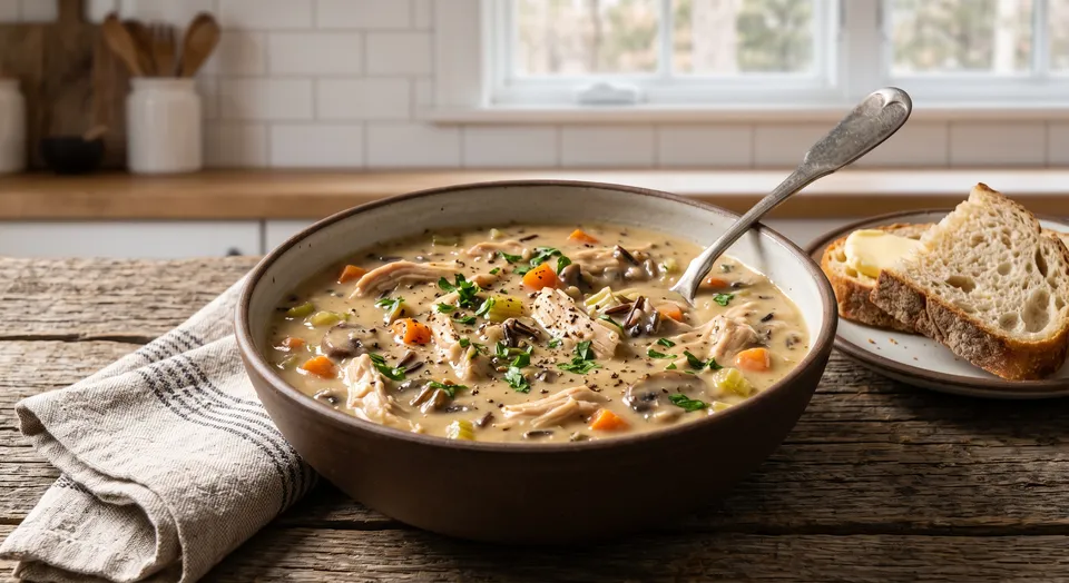 Creamy Chicken Wild Rice Soup